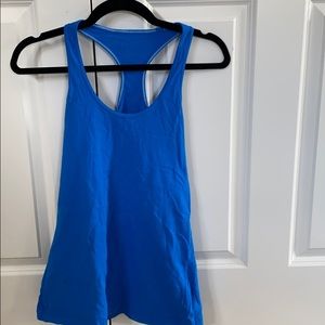 Blue Lululemon Cool Racerback tank